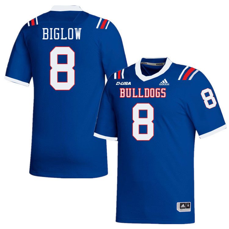 Noah Biglow Louisiana Tech Jersey,LA Tech Bulldogs Football Jerseys,Uniforms,Gears-Blue